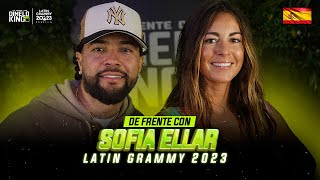 SOFIA ELLAR  ENTREVISTA EN LOS LATIN GRAMMYS [upl. by Daukas]