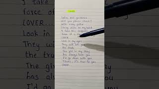 LOVER song by  Taylor Swift and Shwan Mendes lyricvideo [upl. by Ynots]