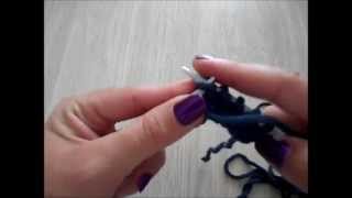 Tuto  Cours de tricot  pour débutant  tricoter des mailles envers purl one [upl. by Haisej736]