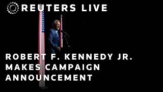 LIVE Robert F Kennedy Jr makes a campaign announcement [upl. by Odel442]