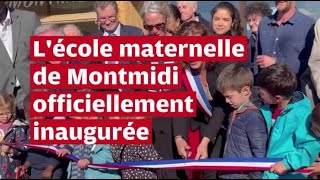 VIDÉO Poitiers  lécole maternelle Montmidi inaugurée zoom sur un établissement à part [upl. by Pickar]