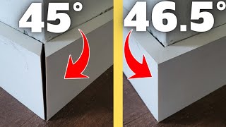 99 of Miters Are Wrong  Heres How to Make Perfect Miters Every Time [upl. by Dale565]