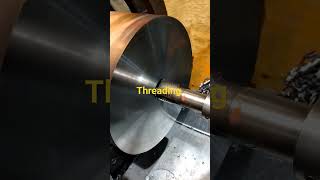 Threading 1 126 UNC on Lathe Machine using Hand Tap [upl. by Myrah301]