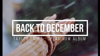 Back To December  Taylor Swift TraduçãoLegendado [upl. by Valle]