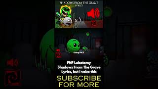 FNF Lobotomy Shadows From The Grave Lyrics but I voice this geometrydash fireinthehole shorts [upl. by Huang]