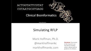 Clinical Bioinformatics  RFLP Simulation [upl. by Carrington281]