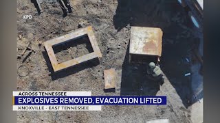 Explosives removed evacuation lifted in Knoxville TN [upl. by Lynde573]