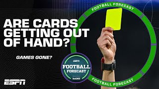 GAMES GONE😳 Are referees handing out too many cards in football🟨🟥  ESPN FC [upl. by Service]