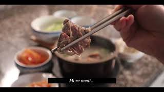 곰탕 GOMTANG  KOREAN OXTAIL SOUP [upl. by Isma]