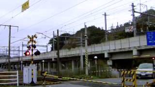 肥薩おれんじ鉄道099新水俣駅～津奈木駅間初野踏切 [upl. by Arlette959]