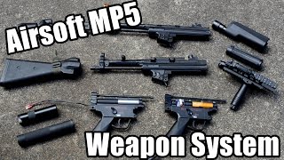 Airsoft MP5 Weapon System  CYMA AEG  Wolverine HPA [upl. by Kara-Lynn966]