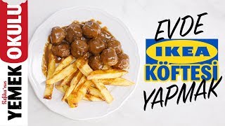 İkea Köftesi Challenge Meydan Okuması  İsveç Köfte ve Gravy Sos Tarifi [upl. by Seiuqram]