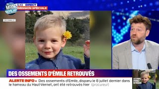 Disparition du petit Émile ds ossements de lenfant découverts à proximité du hameau du HautVernet [upl. by Tymon]