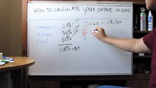 How to Calculate Your Grade in a Class [upl. by Serena]