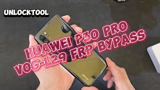 Huawei p30 Pro VOGL29 frp Bypass by Unlock Tool [upl. by Shuping]