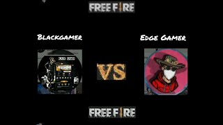 free fire max 1vS 1 in Blackgamer EDGE GAMER 💪💯 [upl. by Nomyt]