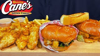 ASMR Raising Canes Chicken Fingers [upl. by Aelem750]