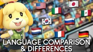 Super Smash Bros Ultimate  All Languages Comparison amp Differences [upl. by Rosse]