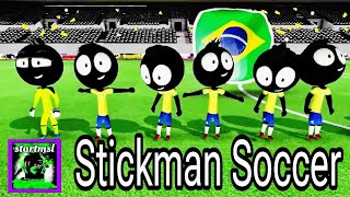 Epic Goals and Highlights in Stickman Soccer startmsl stickman sticker soccer football [upl. by Eelarat86]