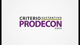 Prodecon Informa Criterio Sustantivo 82018 Operaciones Inexistentes [upl. by Acimad]