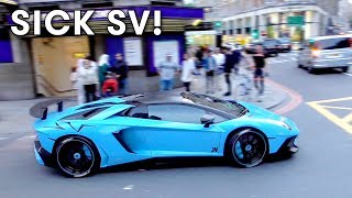 The Arab Supercars Invasion in London August 2017 Part 1 [upl. by Ellerehs]