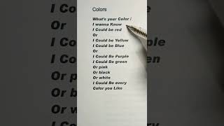 Color lyrics Stella jang colors stellajang lyricsvideo [upl. by Ris546]