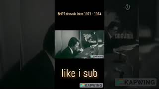 BHRT tv dnevnik intro 1971  1974 [upl. by Heather426]