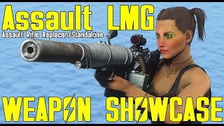 Fallout 4 Assault LMG  Weapon Showcase [upl. by Stella]