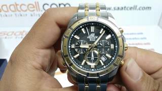 Casio Edifice EFR534SG1A inceleme ayarlama Türkçe [upl. by Nnylg]