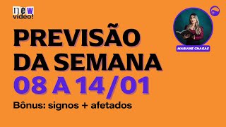 PREVISÃO DA SEMANA 0801 a 1401  quotNão há como voltarquot  BÔNUS Signos mais afetados [upl. by Qerat]