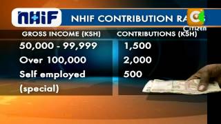 NHIF To Effect New Rates [upl. by Eimac428]