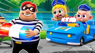 Super Police Car Lost Siren 🚨🚔 Baby Police Song👮  Funny Kids Songs amp Nursery Rhymes [upl. by Ygiaf]