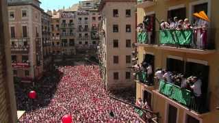 Sanfermines the running of the bulls Top Attractions in Pamplona Navarra [upl. by Niveb]