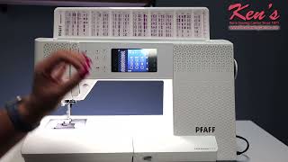 Pfaff expression 710 Sewing Machine Feature Overview [upl. by Aciraa]