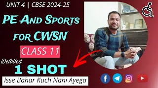 Physical Education And Sports For CWSN  Class 11 Unit 4  Physical Education  One Shot [upl. by Ambrosine]