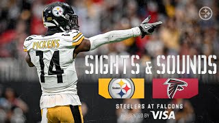 Micd Up Sights amp Sounds Week 1 Win at Falcons  Pittsburgh Steelers [upl. by Ardnola]