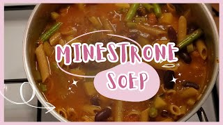 Hoe maak je minestrone soep [upl. by Sorci]