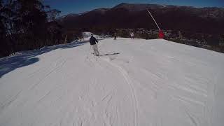 Ski Thredbo  Basin amp Super Trail Top to Bottom  29 Aug 2018 [upl. by Ahsemat]