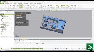 Datum and 321 Alignment – Geomagic Control X Tutorial [upl. by Sheridan]