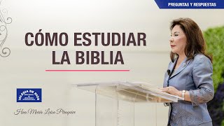 Cómo estudiar la Biblia  Hna María Luisa Piraquive IDMJI [upl. by Auqenes]