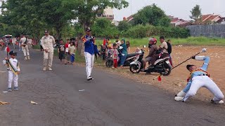 Drumband Keren Mayoret Cilik Satria Bahari Tampil di Degayu [upl. by Uehttam]