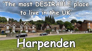 ‘The most DESIRABLE place to live in the UK’  a look at Harpenden Hertfordshire [upl. by Kolosick]