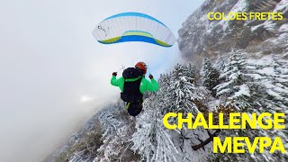 Parapente  En vol pendant laverse de neige  Challenge MEVPA  Manche du 11 novembre 2023 [upl. by Divd547]