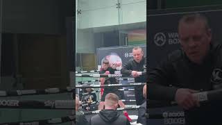 Lightening rhys edwards public workout boxing eubankjrwilliams boxxer skysports media [upl. by Ilatfen]