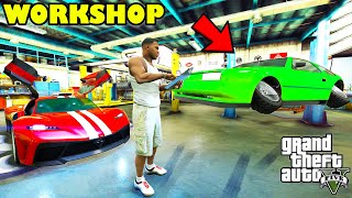 Franklin Upgrade Rare Super Car in New Workshop GTA 5  SHINCHAN and CHOP [upl. by Airamana]