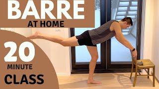 20 Min BARRE Class At Home [upl. by Mak]