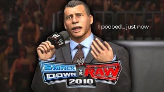 WWE Smackdown vs Raw 2010  quotVINCES ANNOUNCEMENTquot Road To WrestleMania 2 [upl. by Zicarelli]