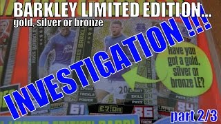 INVESTIGATION pt23 ☆ 6x BARKLEY LE ☆ MOTD SPECIAL ☆ Topps Match Attax 2015 Trading Cards [upl. by Akinahs]