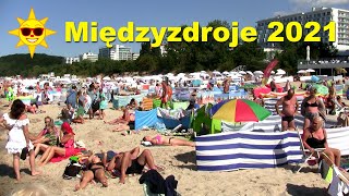 Międzyzdroje plaża 12082021 [upl. by Ahsaela]