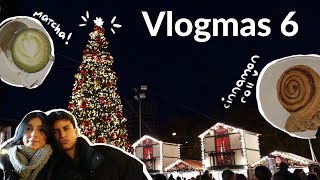 Un día conmigo 🎄 feria navideña cafecito date  vlogmas día 6 [upl. by Burra397]